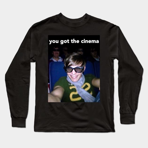 Louis Tomlinson You Got The Cinema - Movie Theatre Selfie Meme Long Sleeve T-Shirt by TrikoGifts